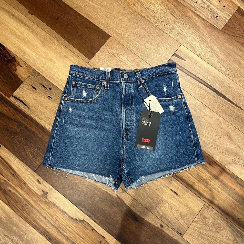 Levi's New Ribcage Women's Shorts Size 30 in Jive Outlasted